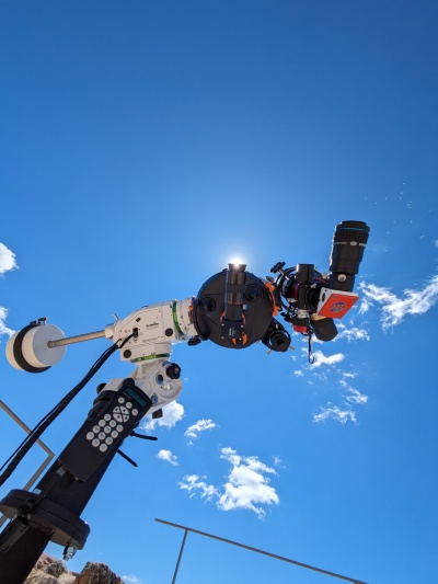 Observació del Sol al castell de Lladurs